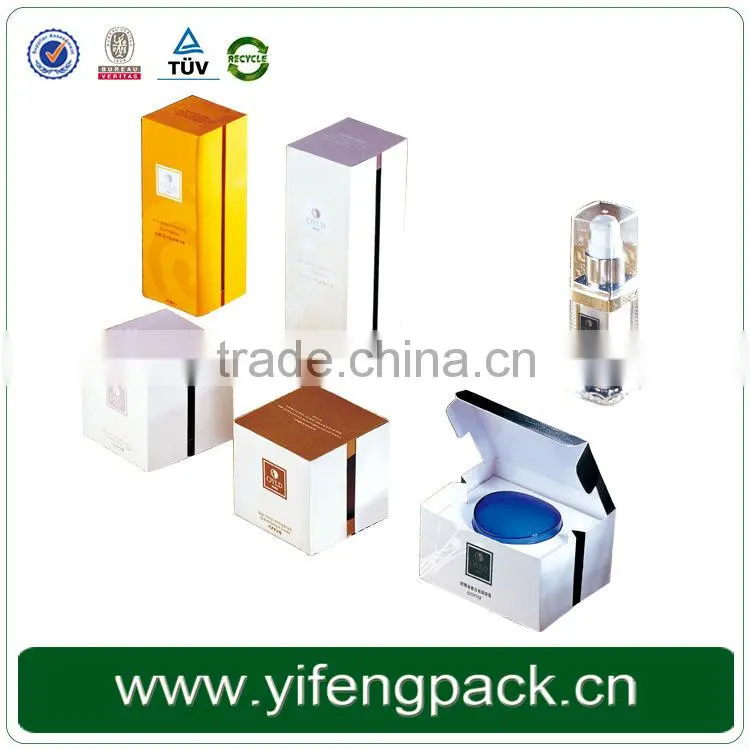 Custom Design Luxury Cardboard Paper Empty Cosmetic Packaging