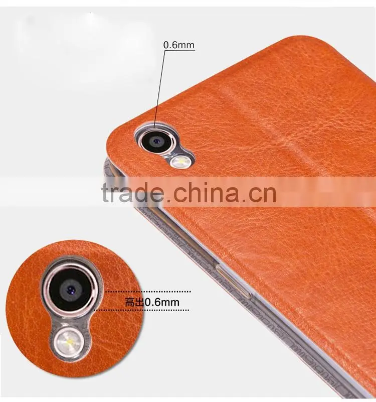 MOFi Case Funda Celular Back Housing for OPPO R9 R9tm, Mobile Handset Coque Flip Leather Cover for OPPO R9