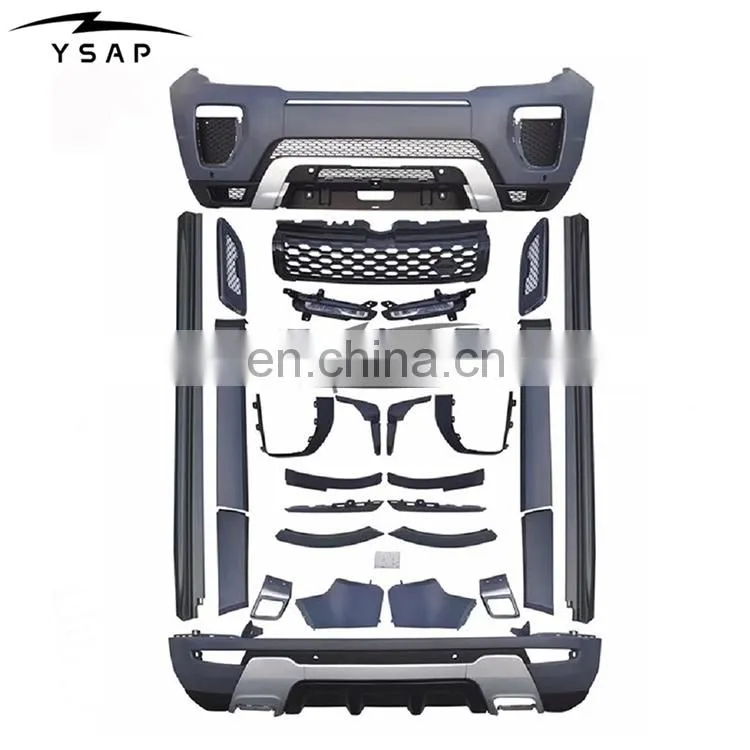 Factory price facelift Dynamic style body kit for 10-16 Evoque upgrade to 2016 Dynamic kit