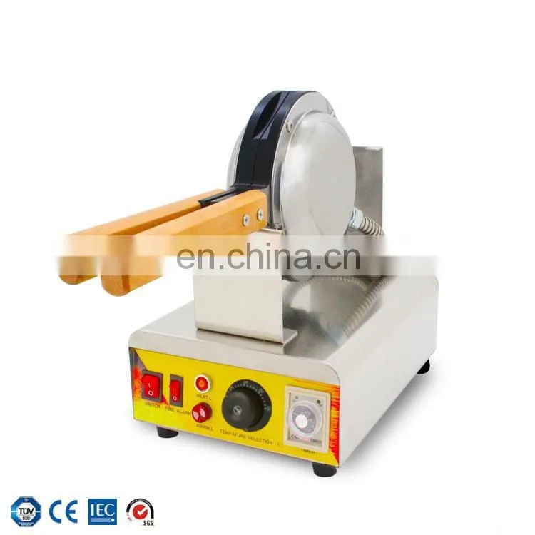 Electric heating mechanical version honeycomb waffle double-sided heating turnover electric cake file baking snack equipment