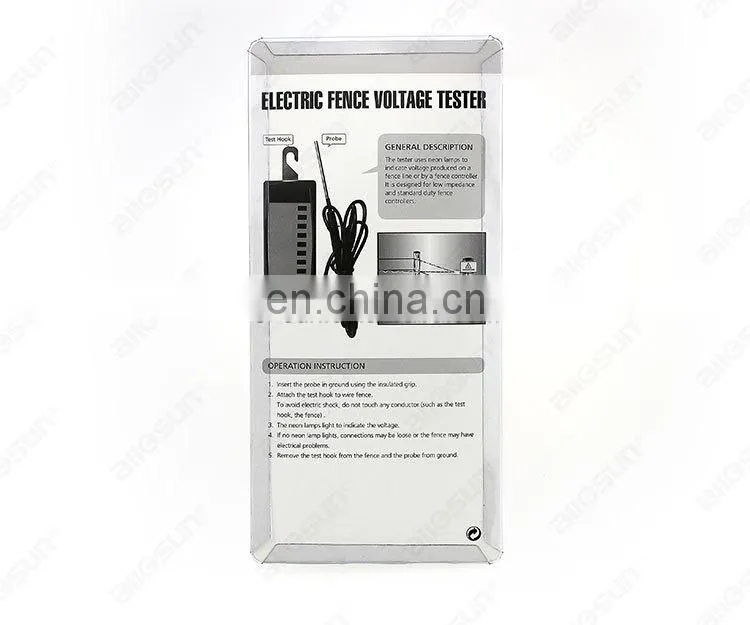 Electric Fence Voltage Tester 600V to 7000V Fence Controllers Neon Lamps No Battery Voltage Detector Pocket Size all-sun GK503B