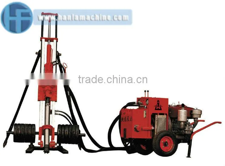 Hot sale!! HFY90 Portable Airdraulic DTH Drilling Machine