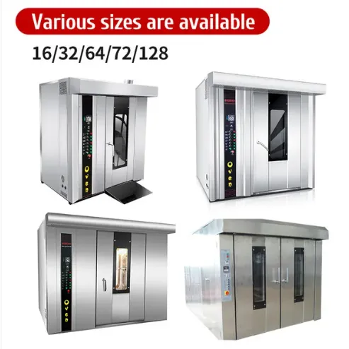 Industrial Electric Gas diesel Rotary Baking Oven for Biscuit Cookie Cake Bread