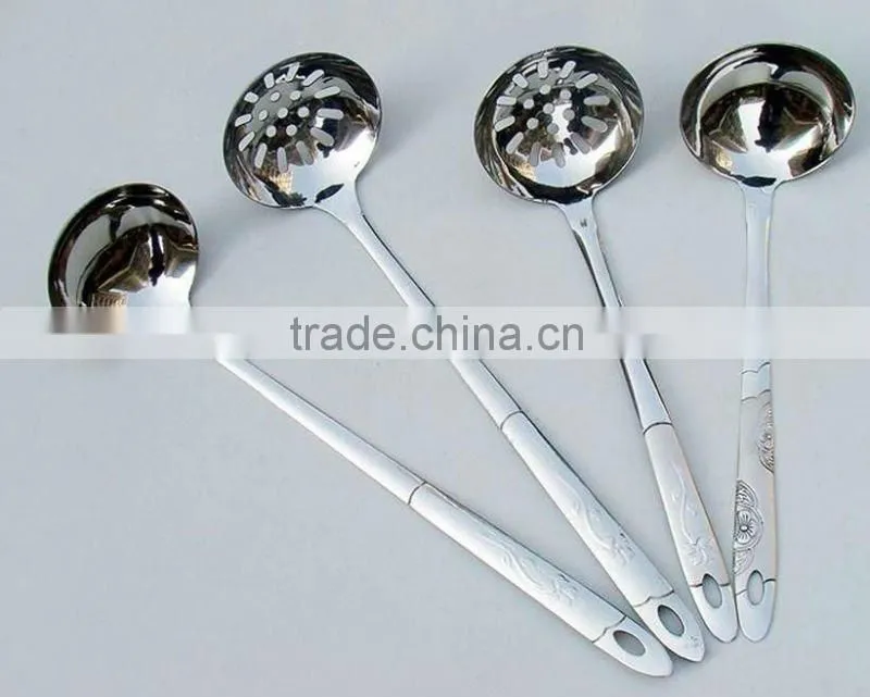 Kitchen tools for Chaffing dish stainless steel slotted ladel