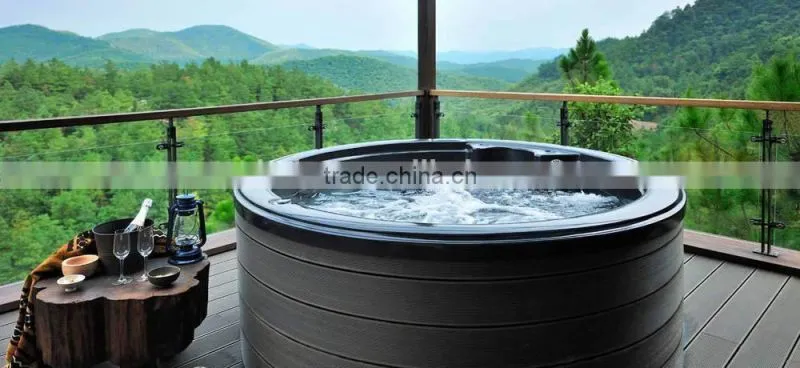 Eco-friendly durable outdoor WPC deck flooring with best price and profesional service