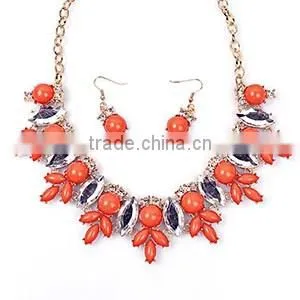 Bulk Colored Stones Crystal Jewelry Fashion Necklaces 2016
