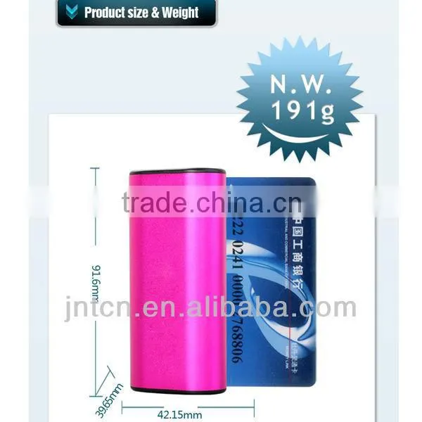 6000-8400mAh unique Trilateral+Cupula high capacity portable USB mobile phone charger power bank for Smartphones MP014