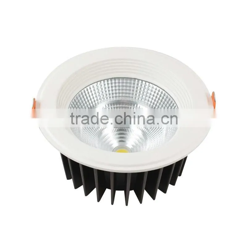 Mounted hole 95mm round up and down cob led downlight led recessed mounted down light dimmable led downlight CE/ROHS 10w