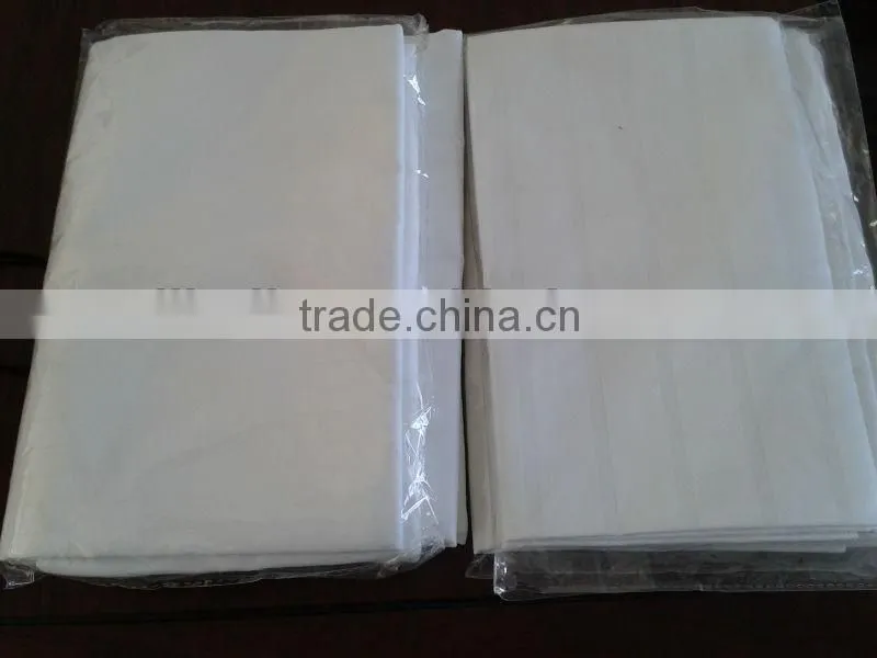 White stripe hotel bedding fabric/100%cotton fabric/hotel bedlinen
