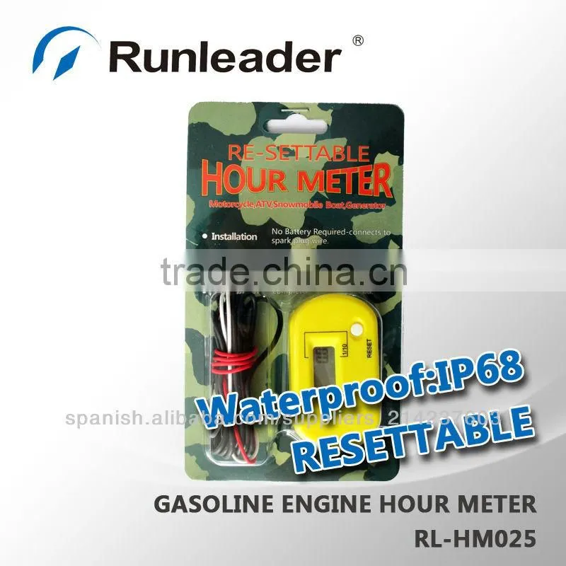 Waterproof Digital Hour Meter for Motocross Pit Bike