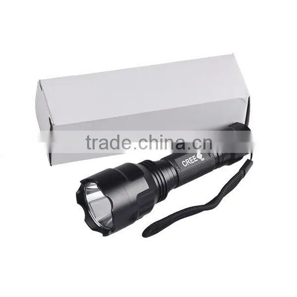 C8 XM-L LED T6 Torch Rechargeable Battery 5 Mode Flashlight 1000 lumens
