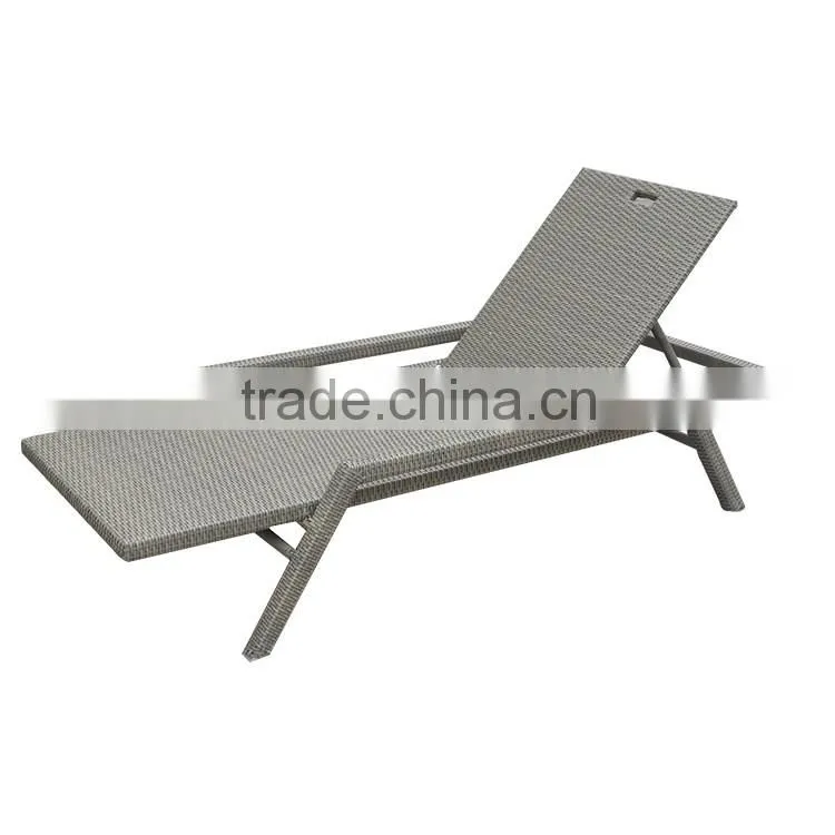 New Model Sofa Bed Outdoor Aluminum Folding Beach Luxury Lounge Chair