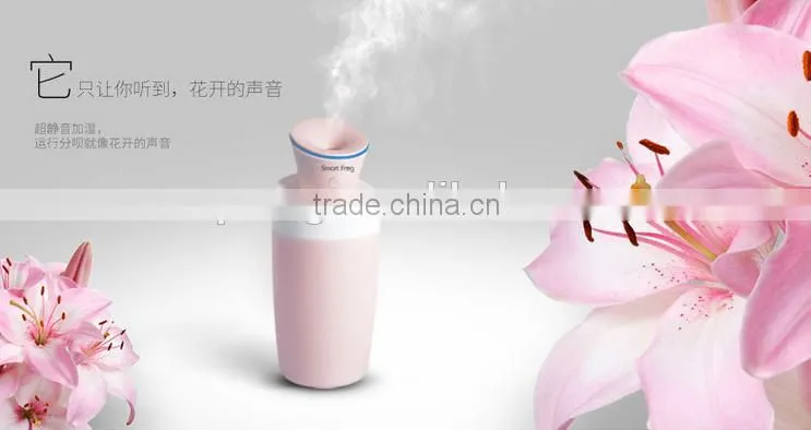 Small Cool Bottle Humidifier Silence Aroma Diffuser Tabletop Air Refresher Aromatherapy Essential Oil Humidifier Air Purifier