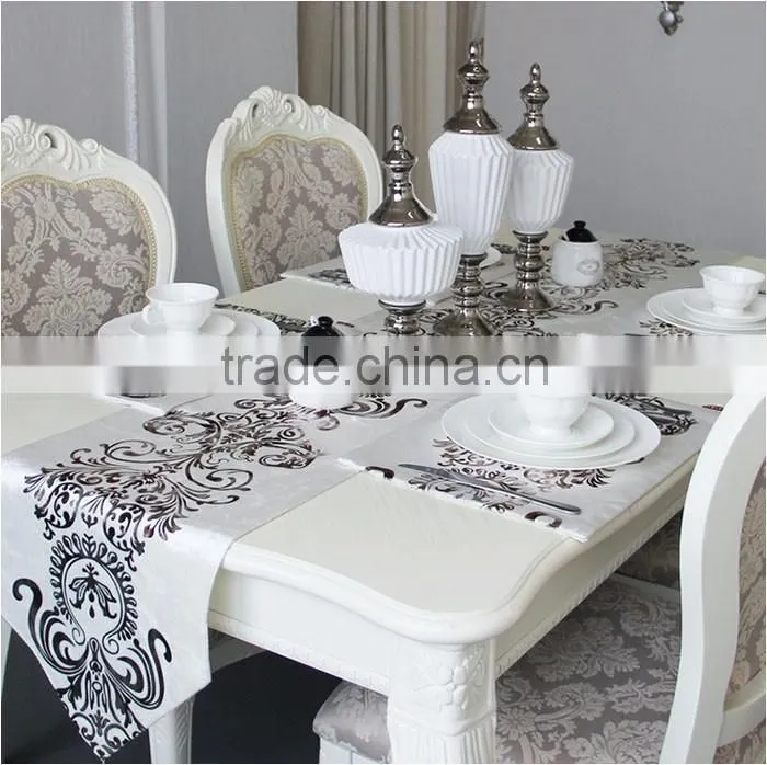 European customized size eastern mediterranean style Geometric polyester table runners