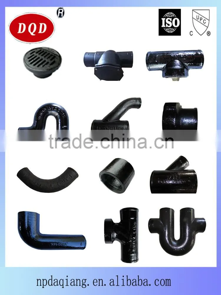 2015 High Quality New Hubless Cast Iron Pipe and Fitting