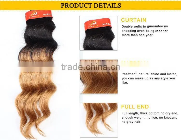 New design Deep Wave hair peruvian chocolate hair weave
