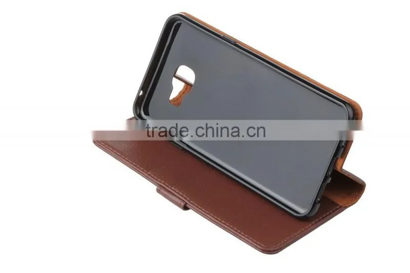 Luxury MMT PU Leather Case with Card Slot for Samsung C5 Litchi Grain Anti Shock Holder Frame Flip Wallet Case for Samsung C5