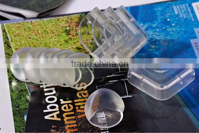 transparent corner cushions(4pack) with 3M double-sided tape