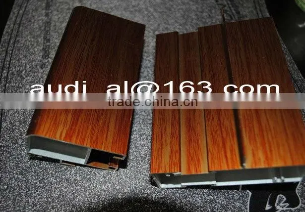aluminum wood grain