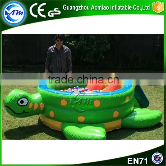 Hight quality wholesale inflatable castle ball pit inflatable tortoise bounce house for sale