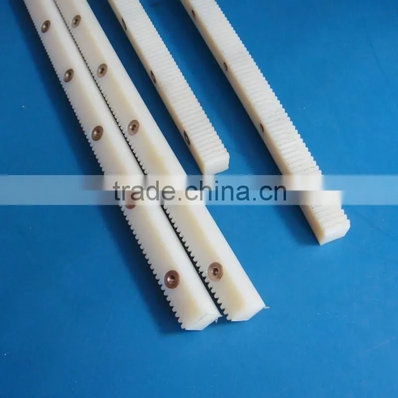OEM&ODM nylon6 gear rack and pinion MC nylon gear rack for sliding gate sets