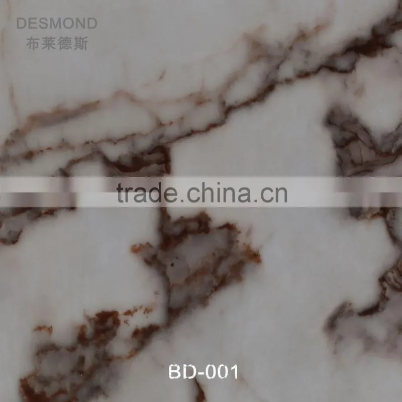 PVC plate similar as marble sheet for wall