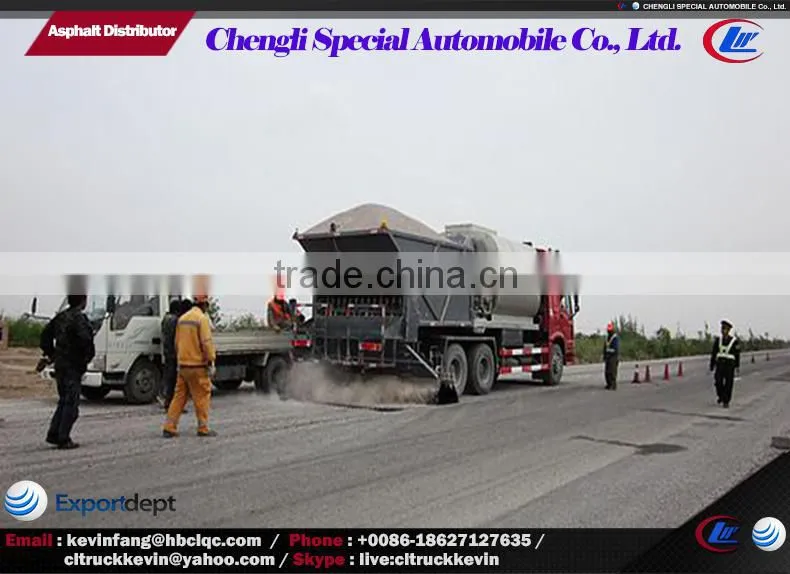 12m3 Synchronous asphalt seal paver truck
