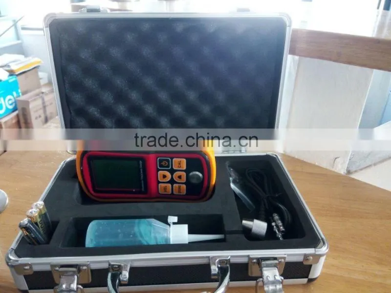 portable ultrasonic thickness gages for plastic steel materials