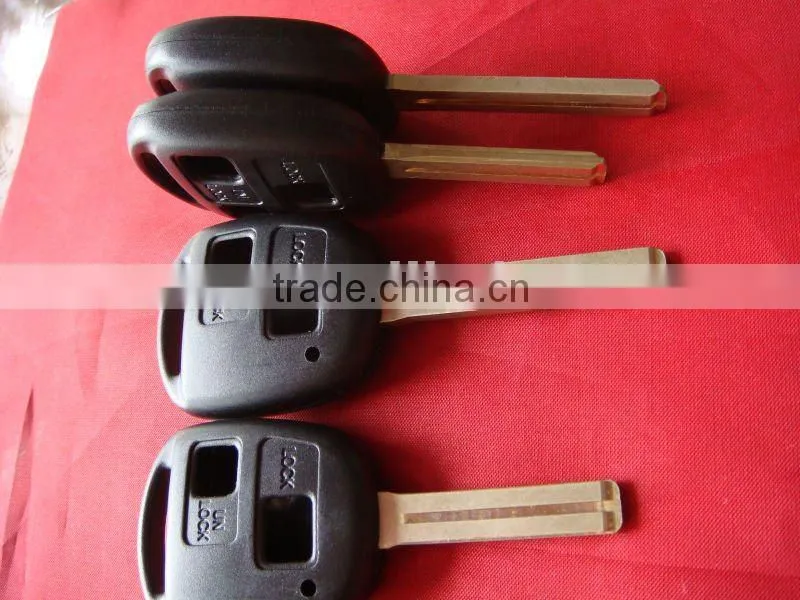 TD car keys ,high quality and competitive for toyota button remote key shell with long blade