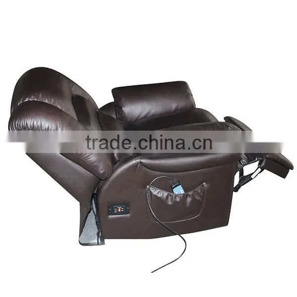 leather recliner can rocking & swivel massage recliner chair