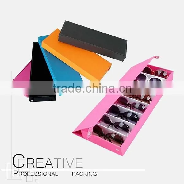 Popular cloth oblong custom sunglass box wholesale