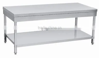 Double Layers Stainless Steel Work Table/Kitchen Work Table For Sale BN-W11