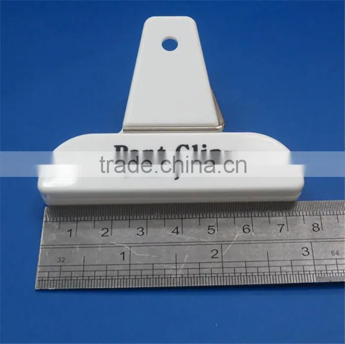 printed logo plastic colorful clothing clips