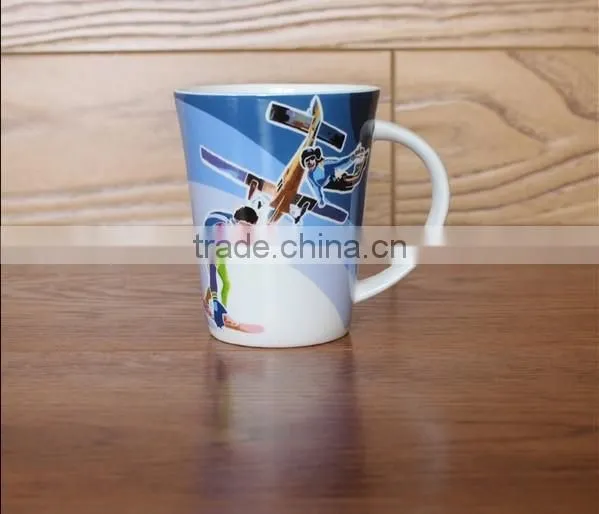 Lovely animal kids cup ceramic ,children ceramic cup keep cup ceramic