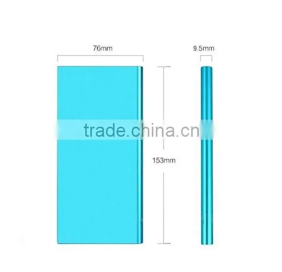 Fashionable aluminium alloy 8000mah power bank