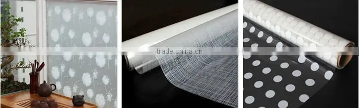 factory direct sale dark blue window film,pet home docorative glass film
