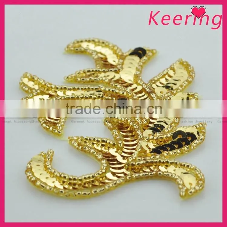 2016 fancy tree applique patch sew on shoes WRAB-006
