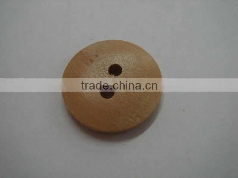 18mm hot sale wood button 2 holes with good painted