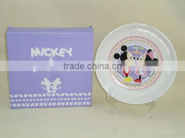 kids plate ceramic,food safe plate,microwave safe plate