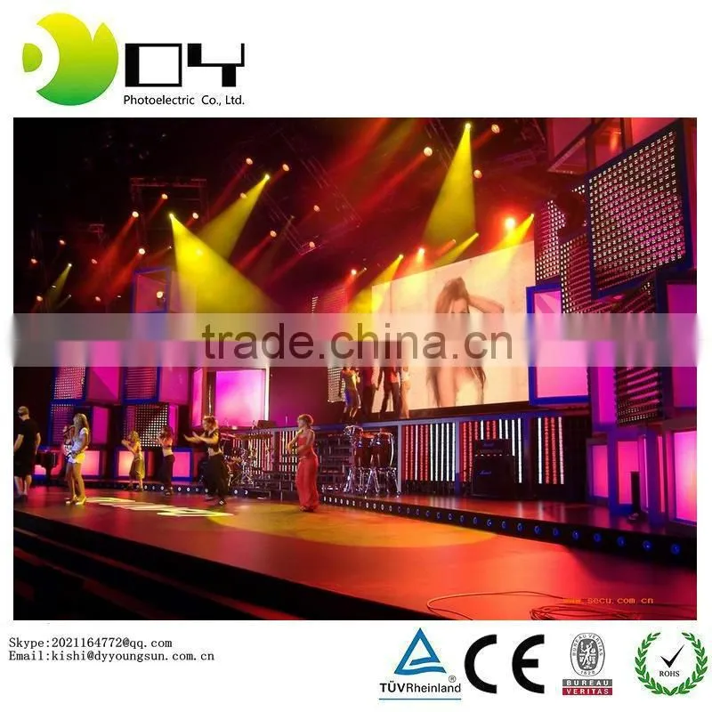 factory price of p6 rgb indoor led video wall screen display module
