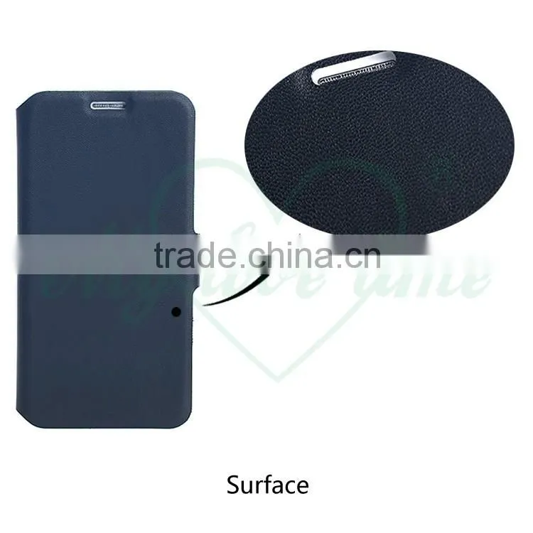 Excellent OEM Facoty Cellphone Wallet Cases for Samsung S6 edge with Two Card Slots