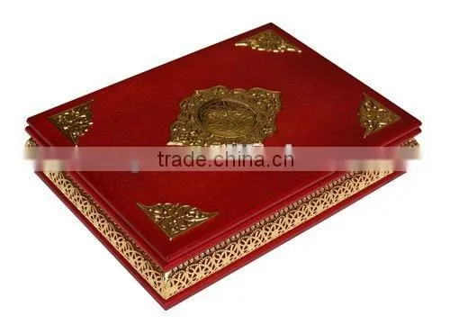 Red Cusotmized Wooden Quran Box