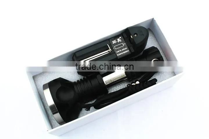 GOREAD Y11-D High bright t6 led flashlight rechargeable Light
