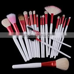 Portable natural hair professional makeup brush set