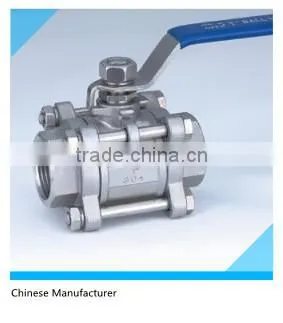 2016 Best-selling! S/S 304 NPT Female Taper Thread 3 pc Ball Valve 1/2" homebrew fitting