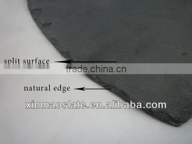 cookware heart shaped natural black slate serving plate in modern shape