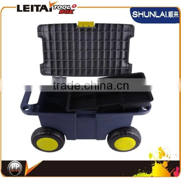 Plastic tool boxes with wheels SL-G594