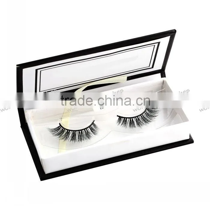 siberian mink fur strip eyelash with custom packaging permanent false eyelashes