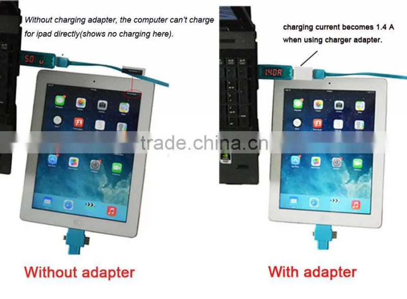 Smart Fast Charging Data Syncstop USB Adapter for IPAD / Syncstop Adapter