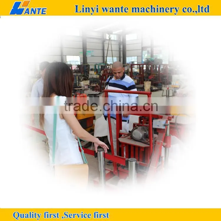 QT40-3C small scale egg laying brick making machine, mobile block making machine,brick laying machine